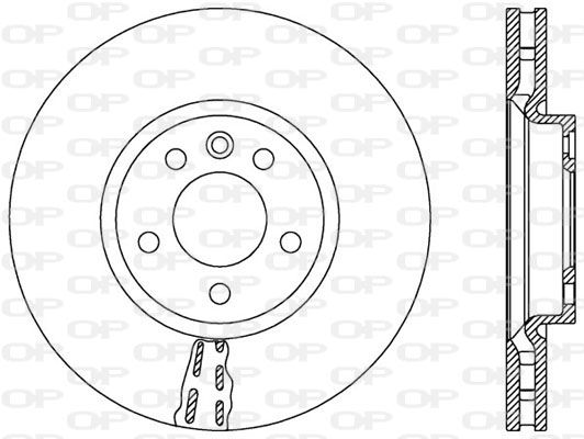 OPEN PARTS Тормозной диск BDA2572.20